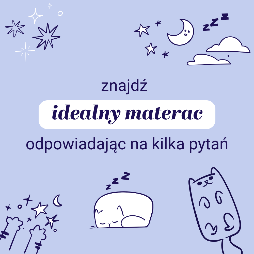 Znajdź materac idealnie dopasowany do Ciebie – rozwiąż nasz quiz!