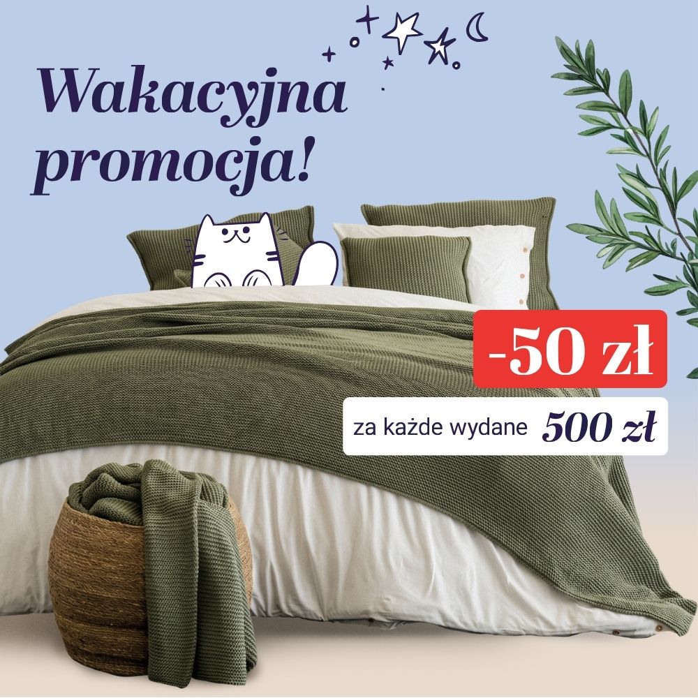 50 zł rabatu za każde wydane 500 zł! Skorzystaj z naszej letniej promocji