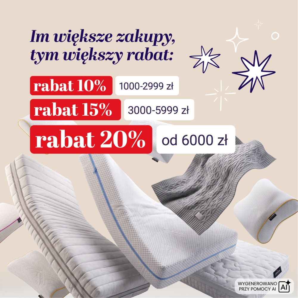 Im większe zakupy, tym większy rabat! Skorzystaj z naszej nowej promocji