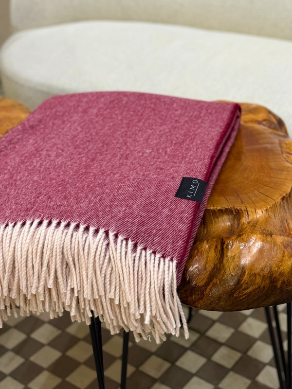 Koc KIMO Duet burgund - 50% kaszmir 50% merino
