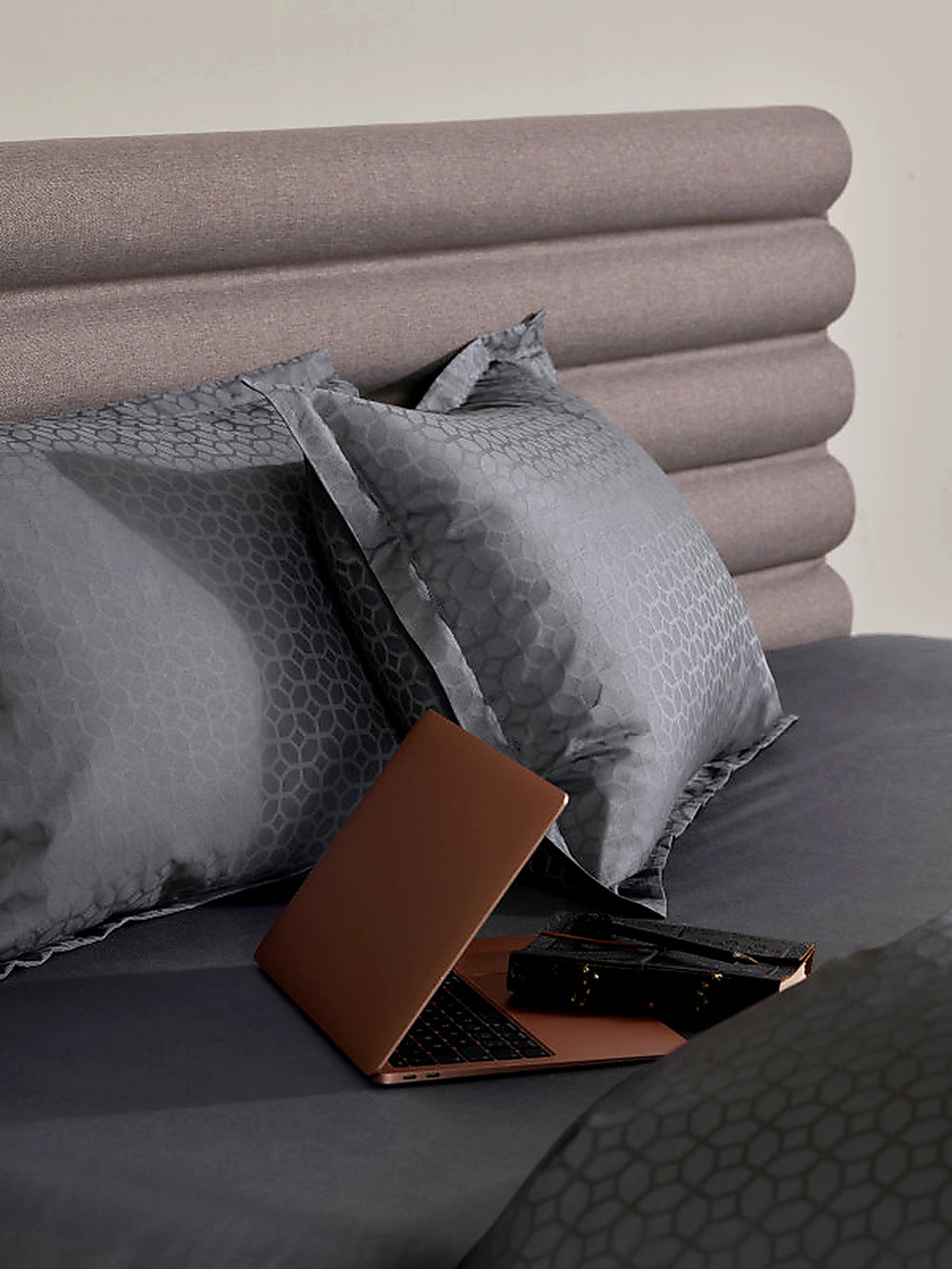 Poszewka Tempur Luxe Jacquard Cotton - Antracyt