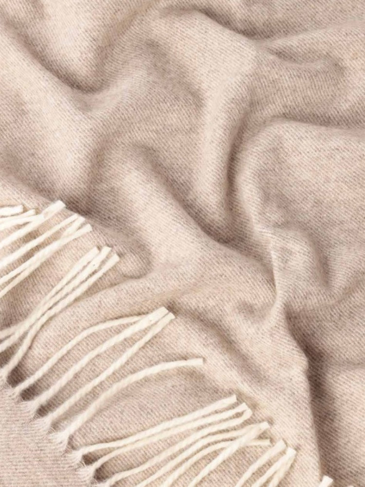 Koc Kimo Wool naturalny - 100% wełna merino