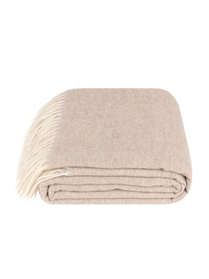 Koc Kimo Wool naturalny - 100% wełna merino
