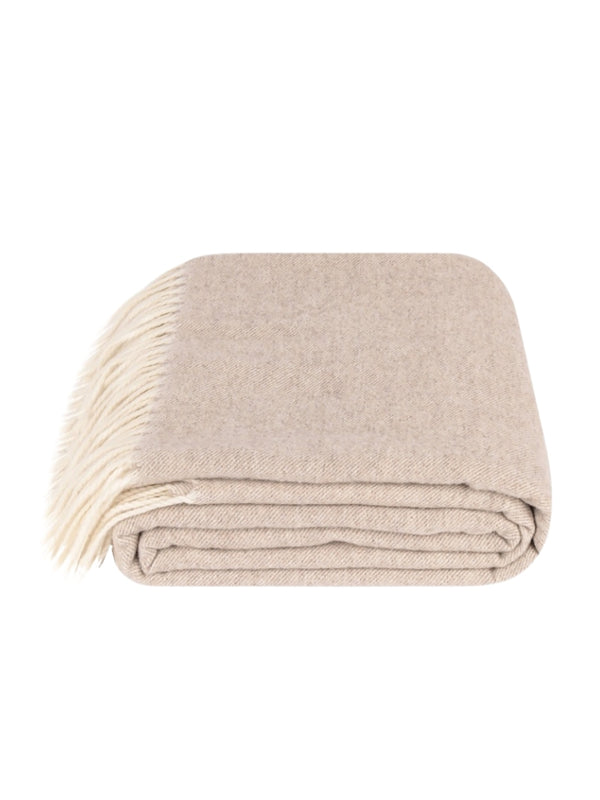 Koc Kimo Wool naturalny - 100% wełna merino