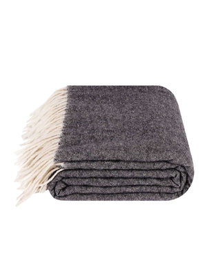 Koc KIMO Duet antracyt - 50% kaszmir 50% merino