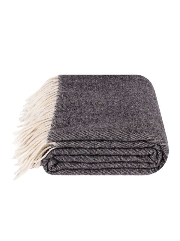 Koc KIMO Duet antracyt - 50% kaszmir 50% merino