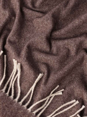 Koc KIMO Duet brąz - 50% kaszmir 50% merino