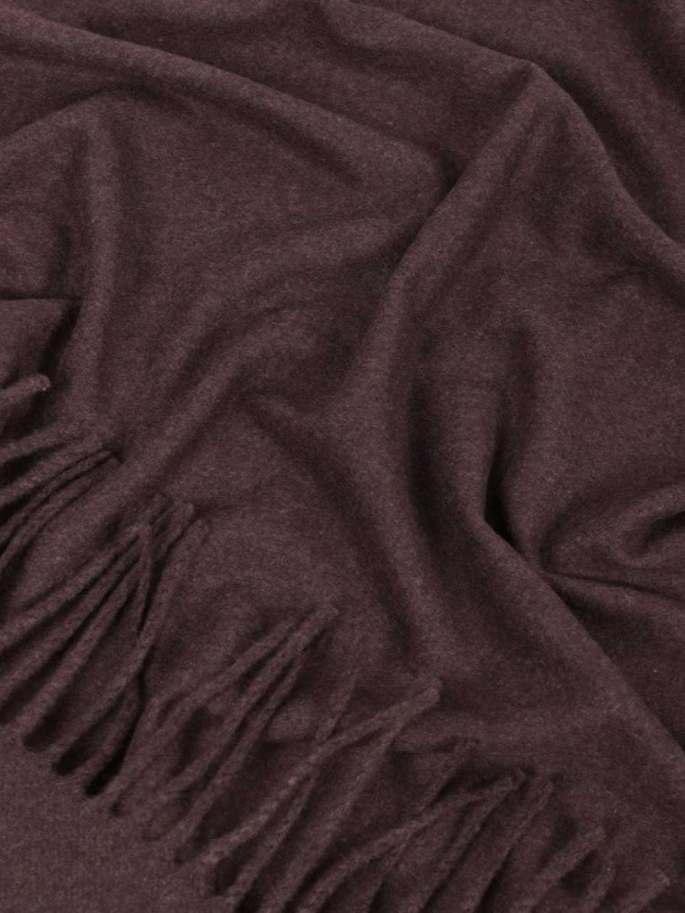 Koc kaszmirowy KIMO PURA brąz - 100% kaszmir