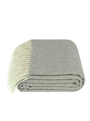 Koc KIMO Duet szałwia - 50% kaszmir 50% merino