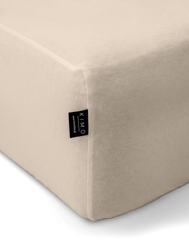 Prześcieradło KIMO z gumką beżowe