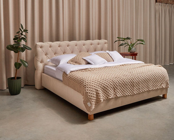 Łóżko tapicerowane Selene Premium Chesterfield