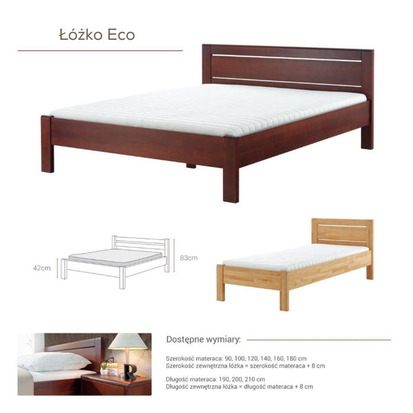 Łóżko bukowe Eco Natura