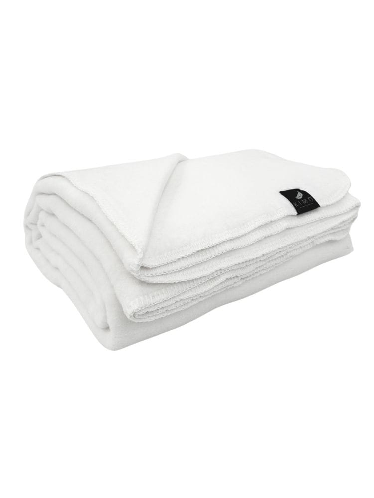 Koc Bawełniany KIMO Cozy biały