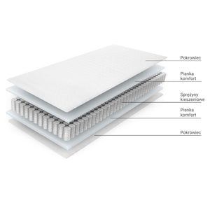 Materac Selene Light kieszeniowy