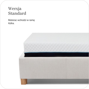 Łóżko tapicerowane Selene Toronto