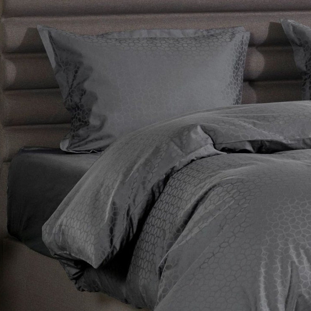 Poszwa Home by TEMPUR® Luxe Jacquard Cotton antracytowa