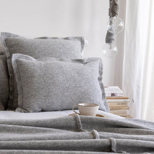 Poszewka Moyha Pięknie Prosta Jasno Szara