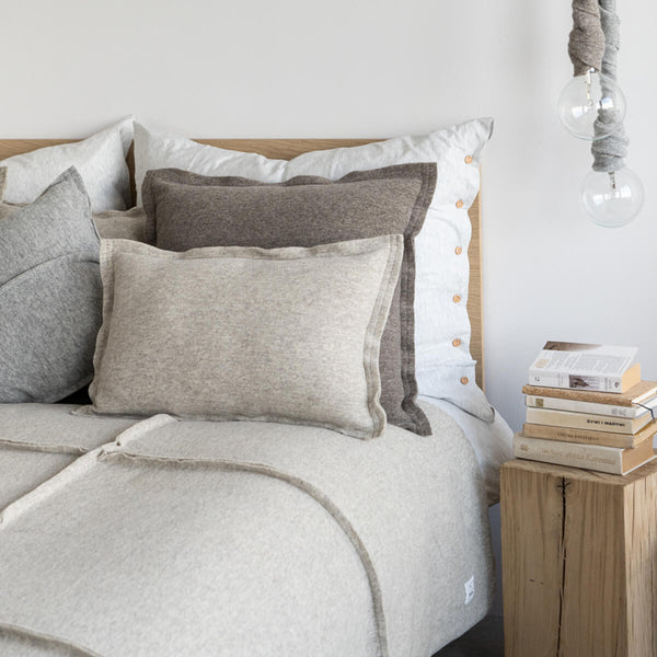 Poszewka Moyha Pięknie Prosta Kremowa