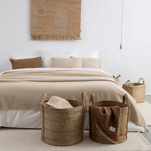 Poszewka Moyha w Jodełkę Beżowa