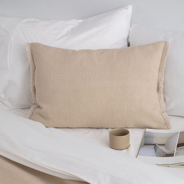 Poszewka Moyha w Jodełkę Beżowa