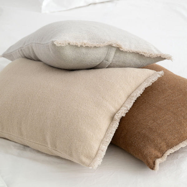 Poszewka Moyha w Jodełkę Beżowa