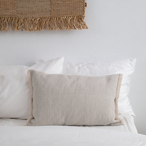 Poszewka Moyha w Jodełkę Jasnoszara