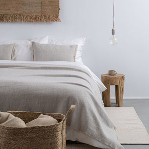 Poszewka Moyha w Jodełkę Jasnoszara