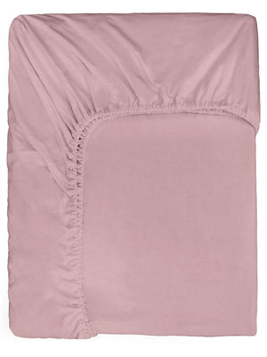 Prześcieradło KIMO z gumką różowe