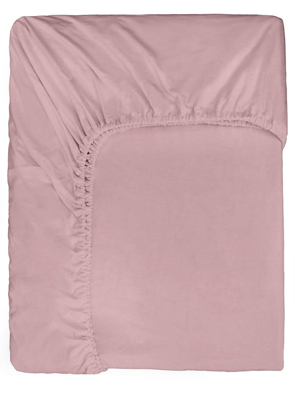 Prześcieradło KIMO z gumką różowe
