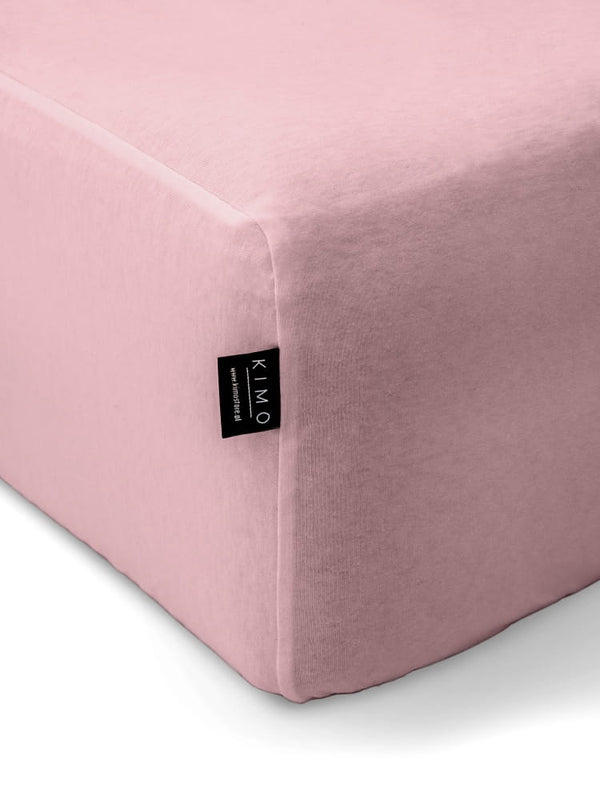 Prześcieradło KIMO z gumką różowe